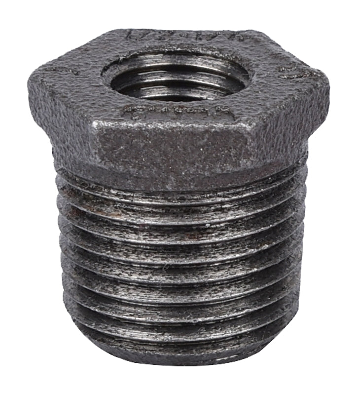 ProSource 35-1/2X1/4B Pipe Bushing, 1/2 x 1/4 in, MIP x FIP, Malleable Iron, SCH 40 Schedule, 300 psi Pressure