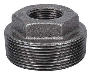 ProSource B241 50X20 Pipe Bushing, 2 x 3/4 in, MIP x FIP, Malleable Iron, SCH 40 Schedule, 300 psi Pressure