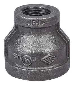 ProSource 24 Series 1X1/2B Reducing Pipe Coupling, 1 x 1/2 in, FIP, Steel, SCH 40 Schedule, 300 psi Pressure