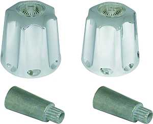 Danco 88860 Faucet Handle, Knob, Multi-Fit, Specifications: 2.37 in OD, For: Gerber Two Handle Tub/Shower Faucets