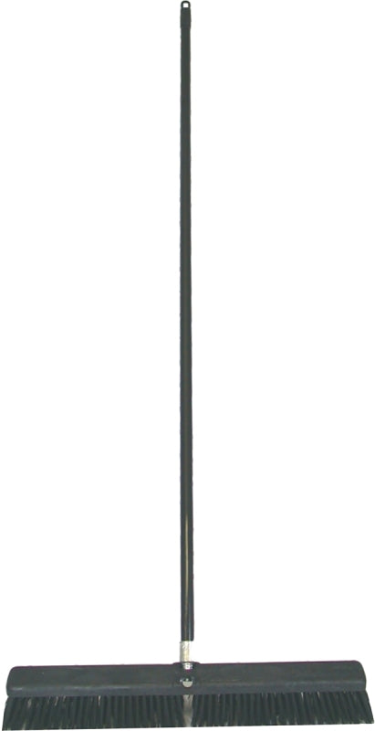 Birdwell 4027-4 Contractor Push Broom, 3 in L Trim, Polystyrene Bristle