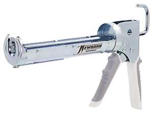 Newborn 960-GTR Caulk Gun, 0.1 gal Cartridge, Steel, Zinc Chromate
