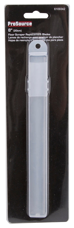 ProSource 14087 Floor Scraper Blade, 0.75 in W, Steel, Clear Lacquer