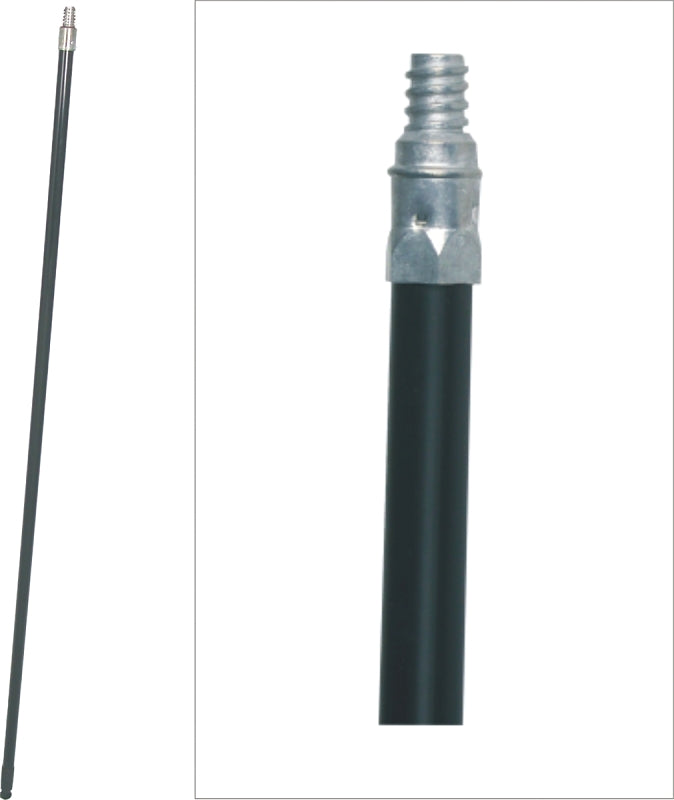 Birdwell 310-12 Broom Handle, 15/16 in Dia, 60 in L, Threaded, Metal