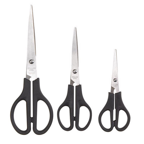 Diamond Visions Stainless Steel Scissors 3 pc, Pack of 24