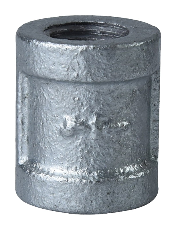 ProSource 21-1/4G Pipe Coupling, 1/4 in, FNPT, Malleable Steel, SCH 40 Schedule, 300 psi Pressure