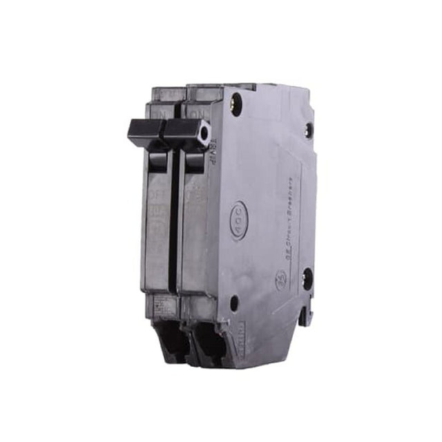 GE THQP220 Feeder Circuit Breaker, Type THQP, 20 A, 2-Pole, 120/240 V, Non-Interchangeable Trip, Plug