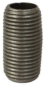 ProSource 1/4XCB Pipe Nipple, 1/4 in, Male NPT Threaded, Steel, SCH 40 Schedule