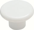 Amerock Allison Value Series BP802PW Cabinet Knob, 13/16 in Projection, Traditional, 1-1/4 in, Plastic