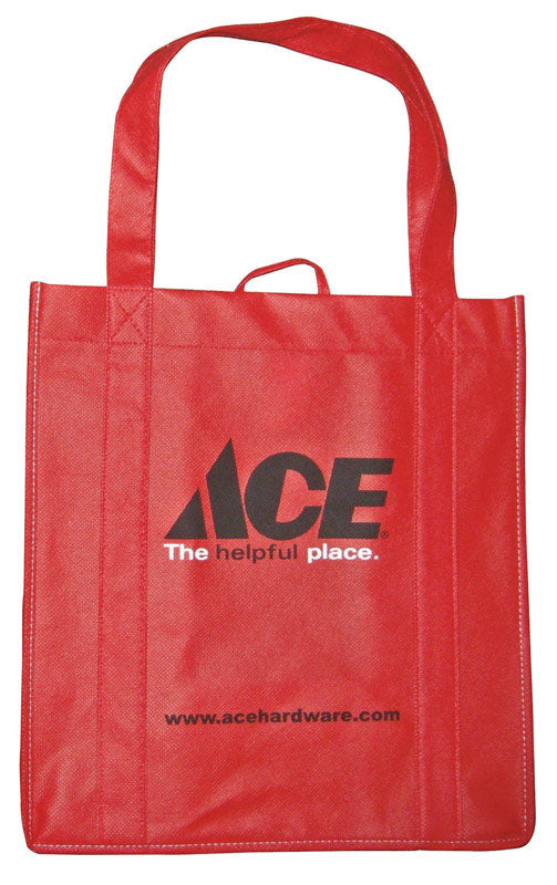 Ace 13-1/2 in. H X 12-1/2 in. W X 14 in. L Reusable Shopping Bag, Pack of 50