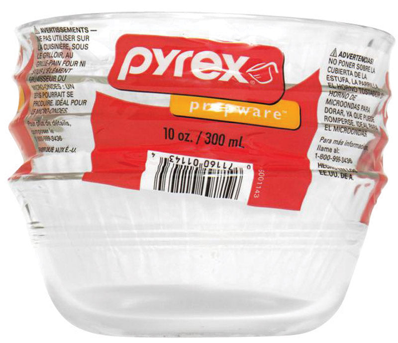Pyrex 4.88 in. W X 4.88 in. L Custard Cups Clear 4 pk, Pack of 6