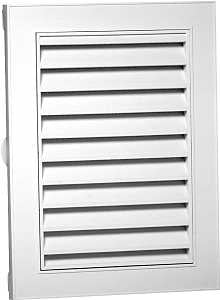 Canplas 626080-00 Gable Vent, 17.24 in L, 23-1/4 in W, Polypropylene, White