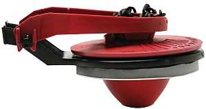 Fluidmaster 555CRP8 Flush Valve Repair Kit, Rubber, Red