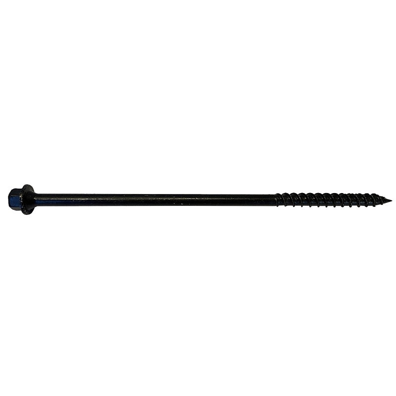 Acorn International TimberTite Series LTS-147610/47805 Screw, 1/4 in Thread, Hex Drive, Steel, 10/PK