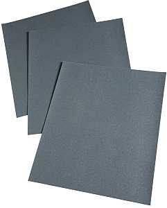 3M 2018 Wet/Dry Sandpaper, 11 in L, 9 in W, 80 Grit, Medium, Silicone Carbide Abrasive