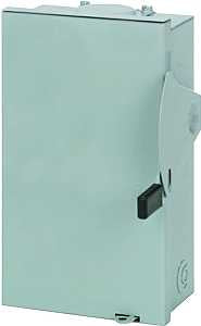 Cutler-Hammer DG321NRB Safety Switch, 3 -Pole, 30 A, 240 V
