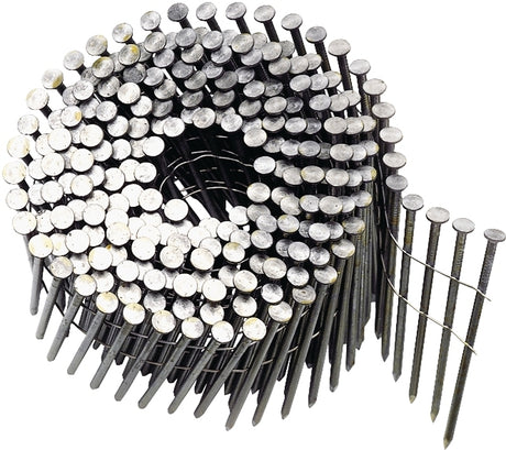 Bostitch C8P120D Series Framing Nail, Wire Collation, 2-1/2 in L, Steel, Smooth Shank