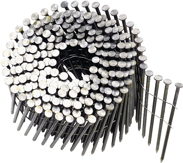 Bostitch C8P120D Series Framing Nail, Wire Collation, 2-1/2 in L, Steel, Smooth Shank