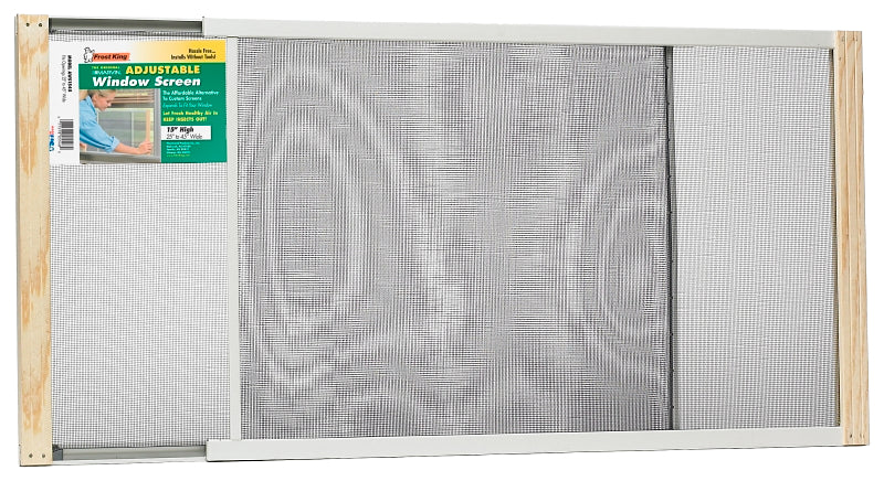 Frost King W.B. Marvin AWS1545 Insect Screen, 15 in L, 25 to 45 in W, Aluminum