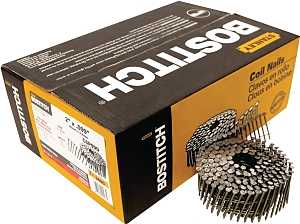 Bostitch C6P99D Series Framing Nail, Wire Collation, 2 in L, Steel, Ring Shank