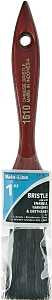 Linzer 1610-1 Varnish/Wall Brush, 1 in W, 2 in L Bristle, China Bristle, Varnish Handle