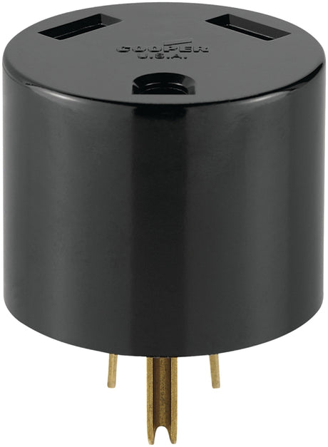 Eaton Cooper Wiring 1264-BOX Power Adapter, 30 A, 125 V, Plug, Receptacle