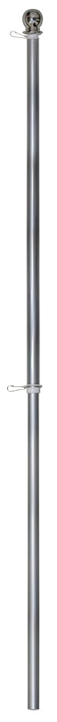 Valley Forge 60731 Flag Pole, 1 in Dia, 5 in H, Aluminum
