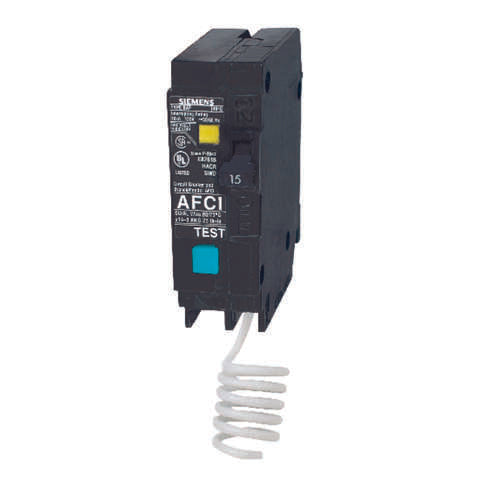 Siemens 15 amps Arc Fault/Ground Fault Single Pole Circuit Breaker