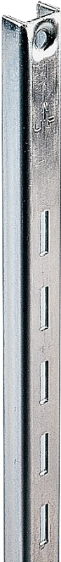 Knape & Vogt 80 Series 80 ANO 48 Shelf Standard, 320 lb, 16 ga Thick Material, 5/8 in W, 48 in H, Steel, Anochrome, Pack of 10