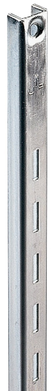 Knape & Vogt 80 Series 80 ANO 60 Shelf Standard, 320 lb, 16 ga Thick Material, 5/8 in W, 60 in H, Steel, Anochrome, Pack of 10