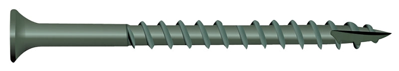 Camo 0341159 Deck Screw, #9 Thread, 2-1/2 in L, Bugle Head, Star Drive, T25 Drive, Carbon Steel, 1750/PK