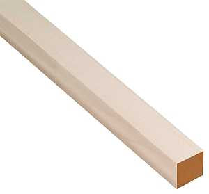 Waddell 8308UB Dowel Rod, Square, 1/2 in Dia, 36 in L, Hardwood, Pack of 16