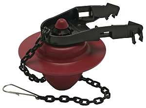 Fluidmaster 501P21 Flapper Tank Ball, Rubber, Red, For: Toilet with 2 in Plastic or Metal Flush Valves