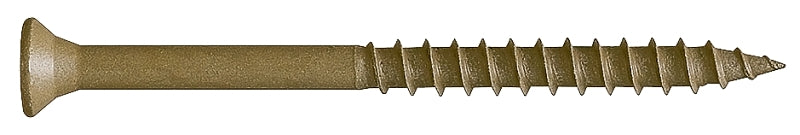 Camo 0356179 Deck Screw, #9 Thread, 3 in L, Bugle Head, Star Drive, Type 17 Slash Point, Carbon Steel, 1750/PK