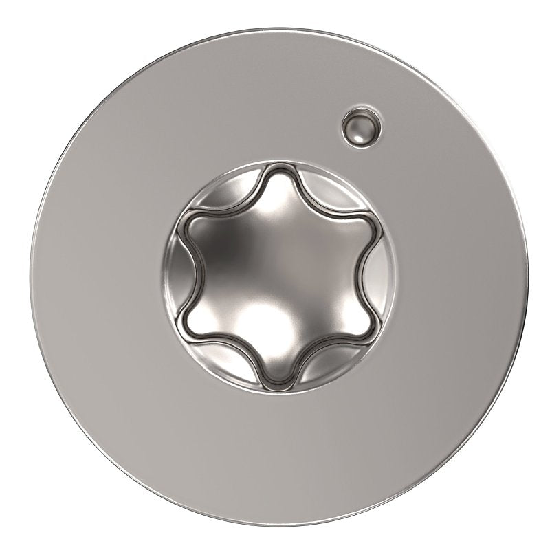 Camo 0348174S Deck Screw, #10 Thread, 3 in L, Bugle Head, Star Drive, Type 17 Slash Point, Stainless Steel, 350/PK