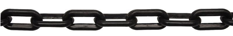 Campbell 099-0857 Decorator Chain, Black, 1/2 in W Inside Link, #8, 60 ft L, Plastic