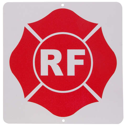 HILLMAN English Red Safety OSHA Sign 9 in. H X 9 in. W, Pack of 6