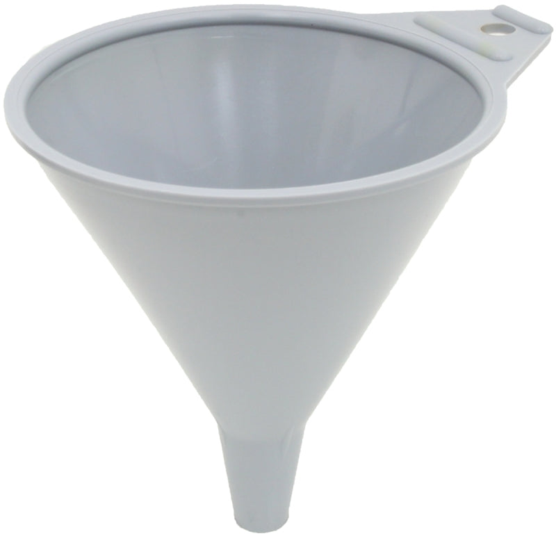 FloTool 05007 Small Funnel, 0.5 pt, HDPE, 4-3/4 in H, Gray