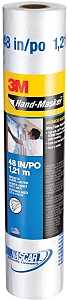3M AMF48 Masking Film, 180 ft L, 48 in W, Clear