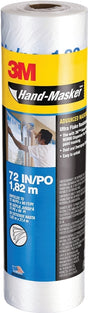 3M AMF72 Masking Film, 90 ft L, 72 in W, Clear