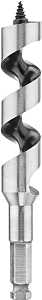 DEWALT DW1680 Power Ship Auger Bit, 9/16 in Dia, 17 in OAL, Hollow Center Flute, 7/16 in Dia Shank