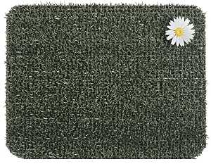 Grassworx 10372027 Door Mat, 24 in L, 18 in W, Rectangular, Forest Green