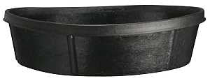 Fortex-Fortiflex CR350 Feeder Pan, 3 gal Volume, Rubber