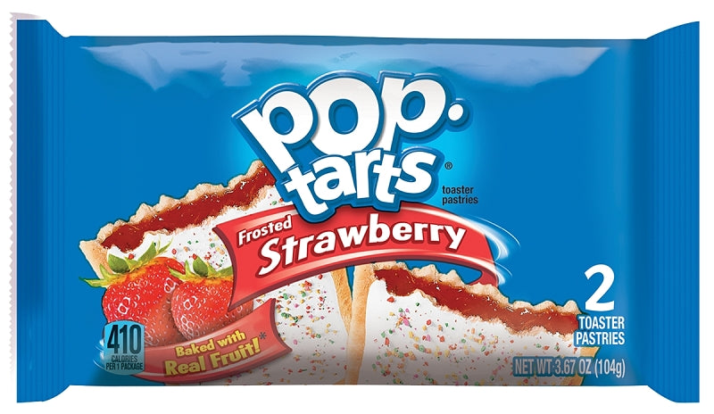 Pop-Tarts POPTARTS Frosted Toaster Pastry, Strawberry Flavor, 3.67 oz, Pack of 6