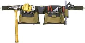 CLC Tool Works Series 1429 Tool Apron, 29 to 46 in Waist, Polyester, Brown, 12-Pocket