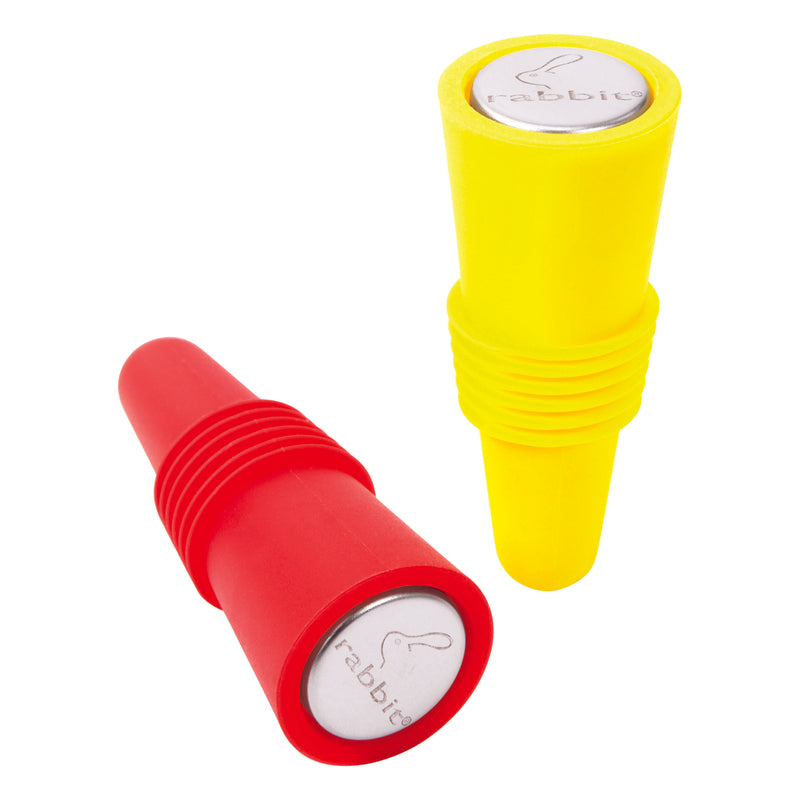 Rabbit Assorted Rubber Bottle Stopper, Pack of 12