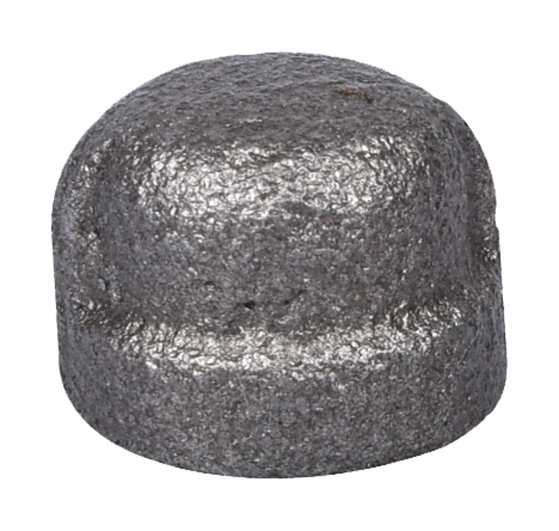 ProSource 521-400HC Series B300 6 Pipe Cap, 1/8 in, FIP, Malleable Iron, 40 Schedule, 300 psi Pressure