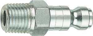Tru-Flate 12-605 Plug, 3/8 in, MNPT, Steel