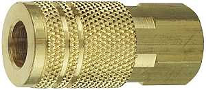 Tru-Flate 13-235 Coupler, 1/4 in, FNPT, Brass