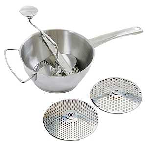 Norpro 595 Food Mill, 2 qt, Manual Power, Stainless Steel